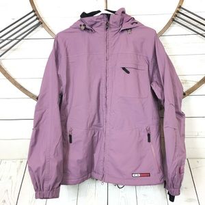 lilac ski jacket